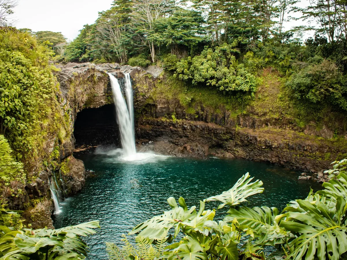 Rainbow Falls in Hilo on the Big Island of Hawaii